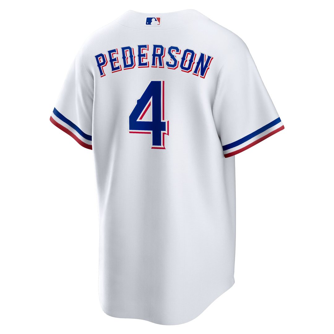 Texas Rangers Joc Pederson Home Replica Jersey | White