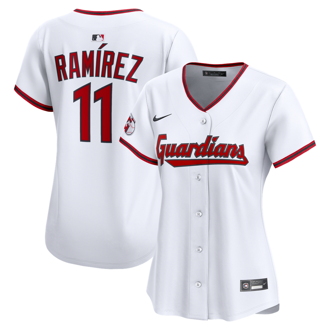 Cleveland Guardians José Ramírez Women's Home Limited Jersey | White