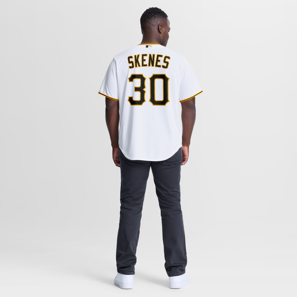 Pittsburgh Pirates Paul Skenes Home Replica Jersey | White