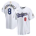 Los Angeles Dodgers Enrique Hernández 2026 Gold Collection Stadium Jersey | White