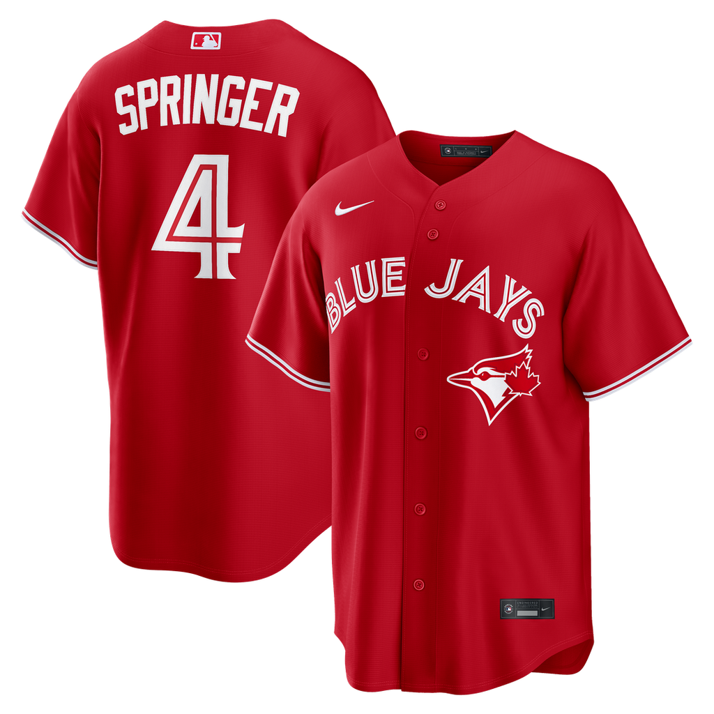 Toronto Blue Jays George Springer Canada Day Replica Jersey | Red