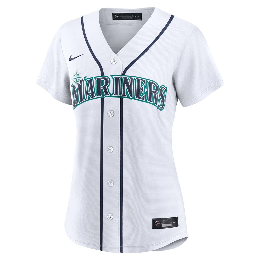 Seattle Mariners Cal Raleigh Women's Home Replica Jersey | White