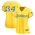 Boston Red Sox David Ortiz Women's City Connect Retired Player Jersey | Gold
