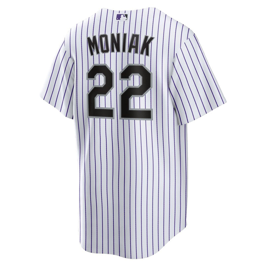 Colorado Rockies Mickey Moniak Home Replica Jersey | White