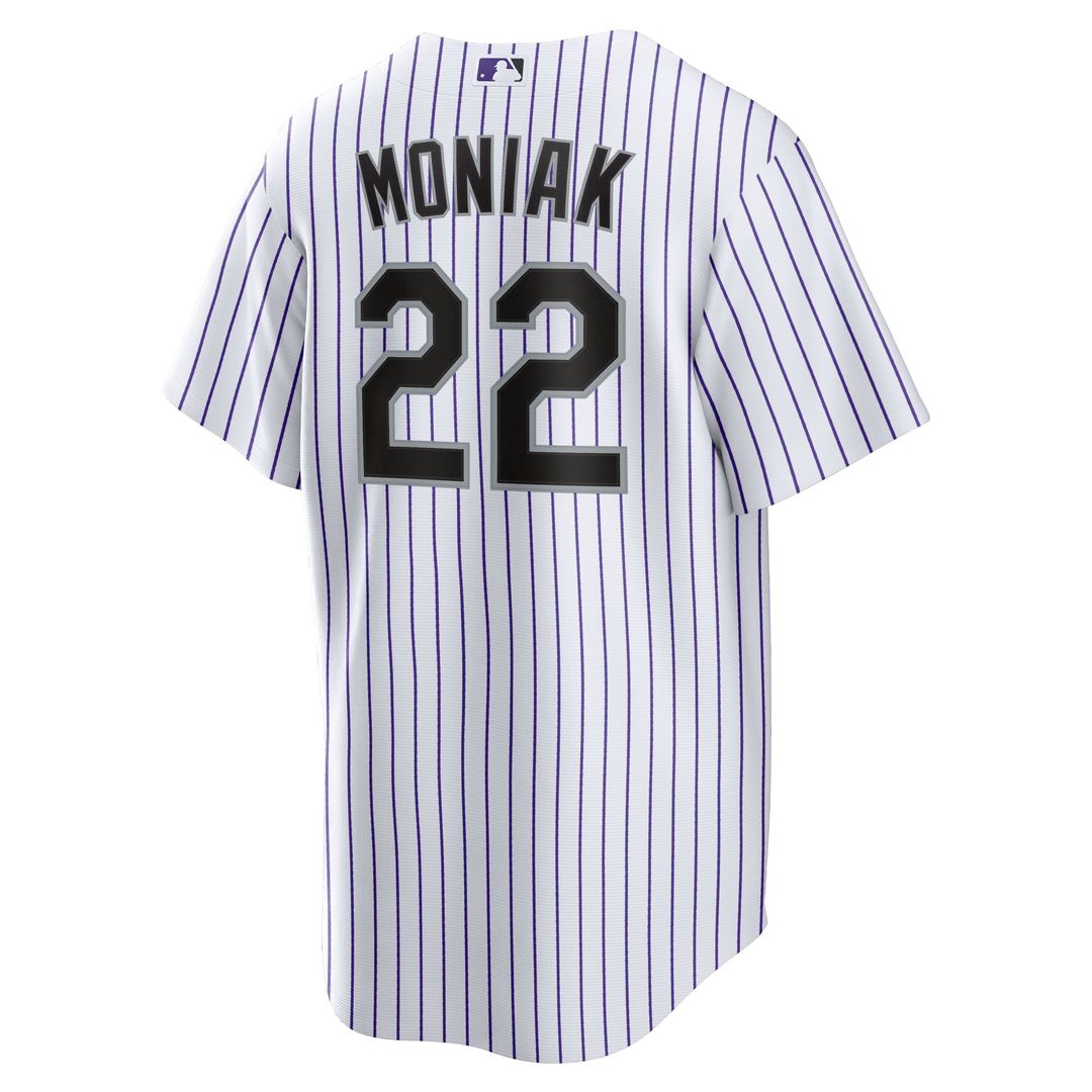 Colorado Rockies Mickey Moniak Home Replica Jersey | White