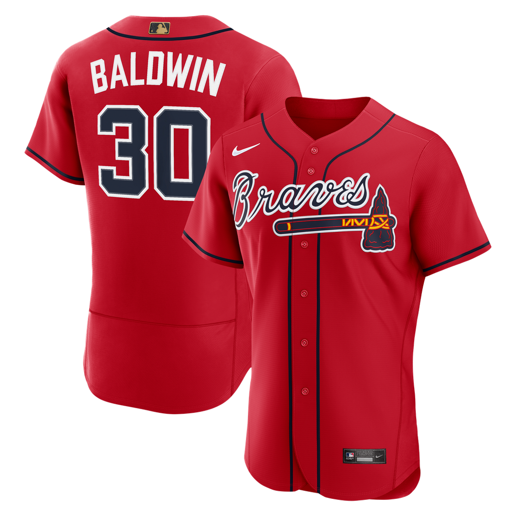 Atlanta Braves Drake Baldwin MLB Awards Authentic Jersey | Red