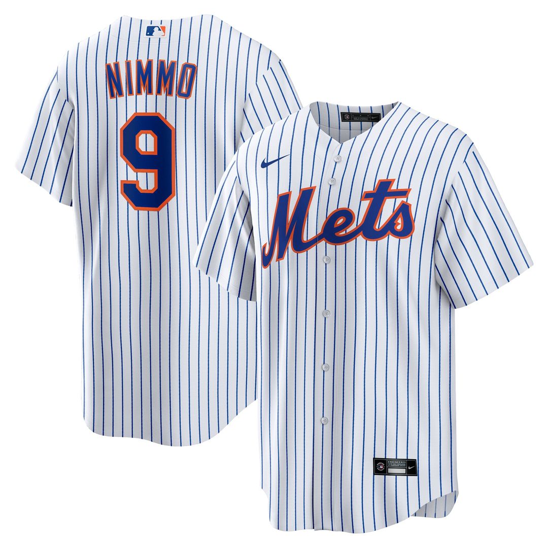 New York Mets Brandon Nimmo Home Replica Jersey | White