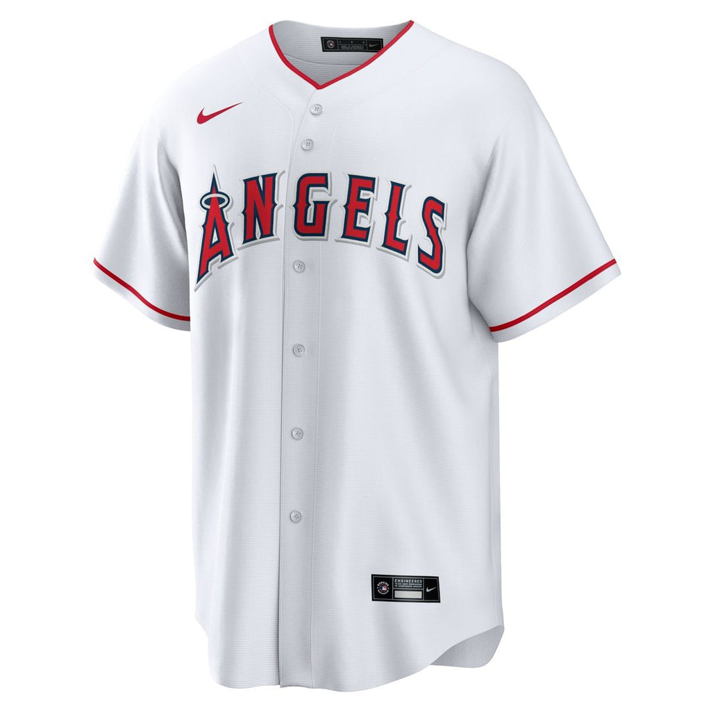 Los Angeles Angels Mike Trout Home Replica Player Name Jersey | White