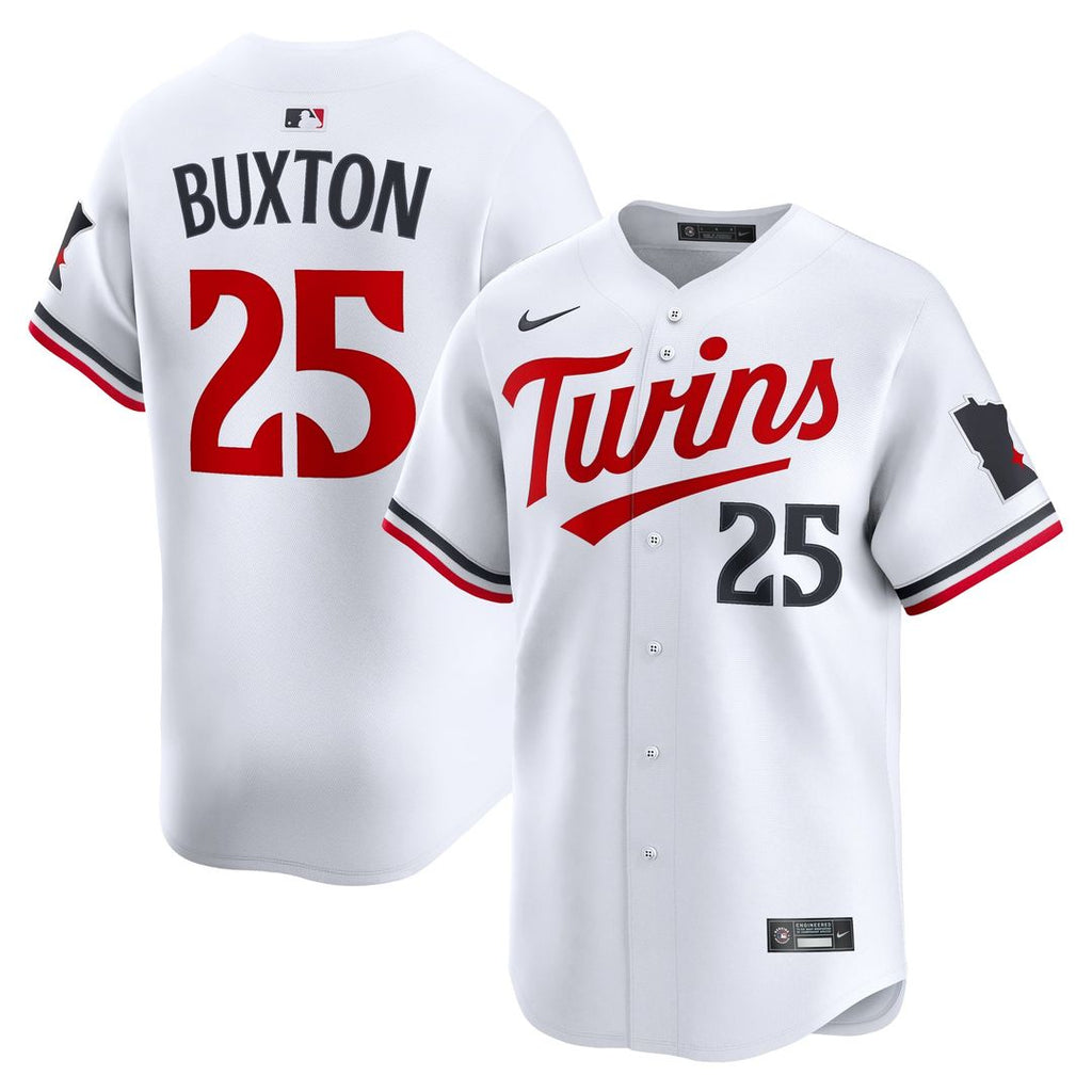 Minnesota Twins Byron Buxton Home Limited Jersey | White