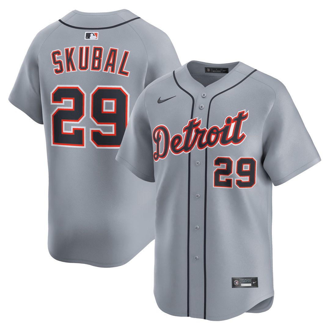 Detroit Tigers Tarik Skubal Road Limited Jersey | Gray