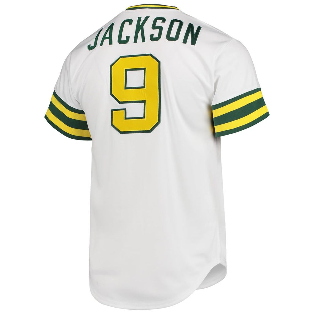Athletics Reggie Jackson 1972 Cooperstown Authentic Jersey | White