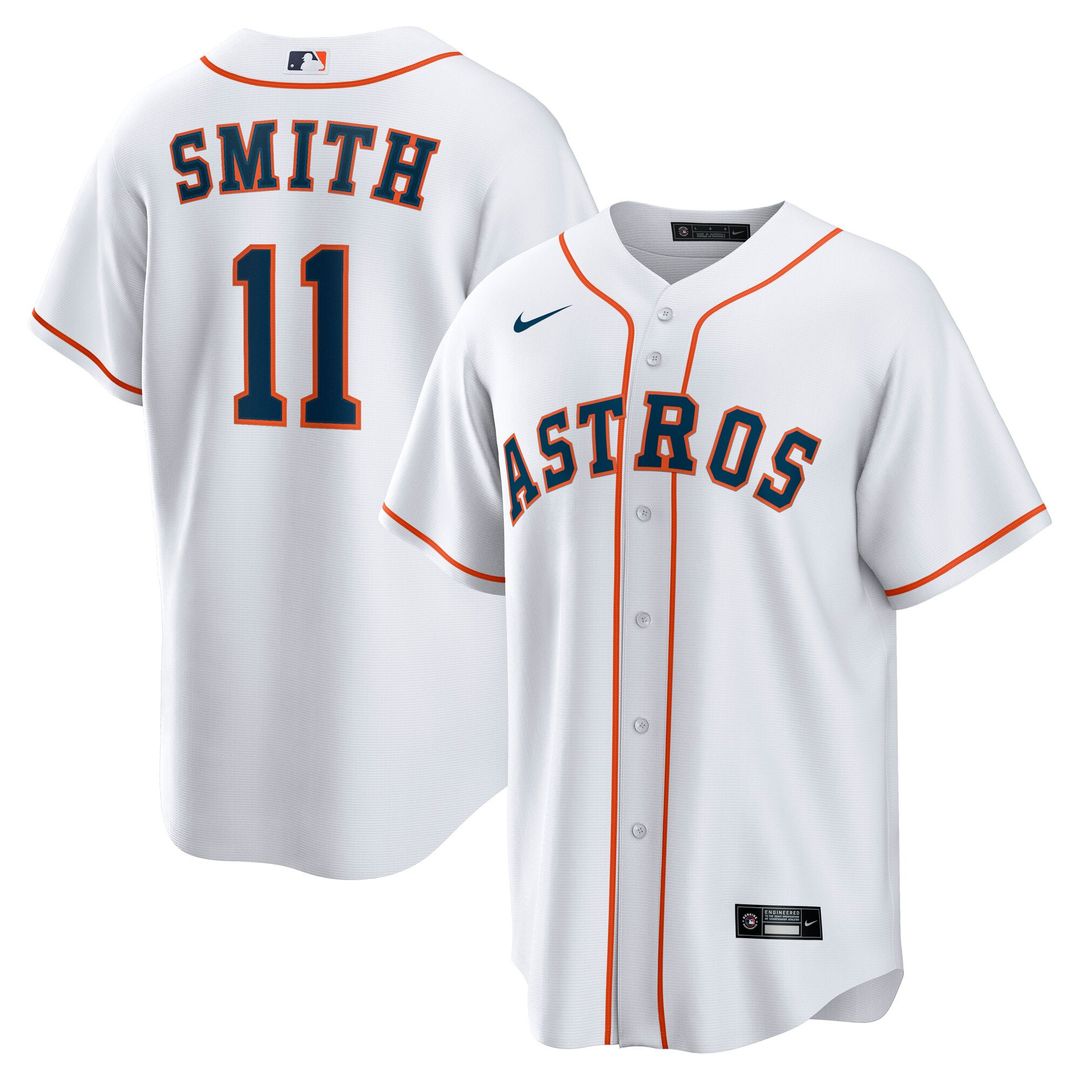 Houston Astros Cam Smith Home Replica Jersey | White