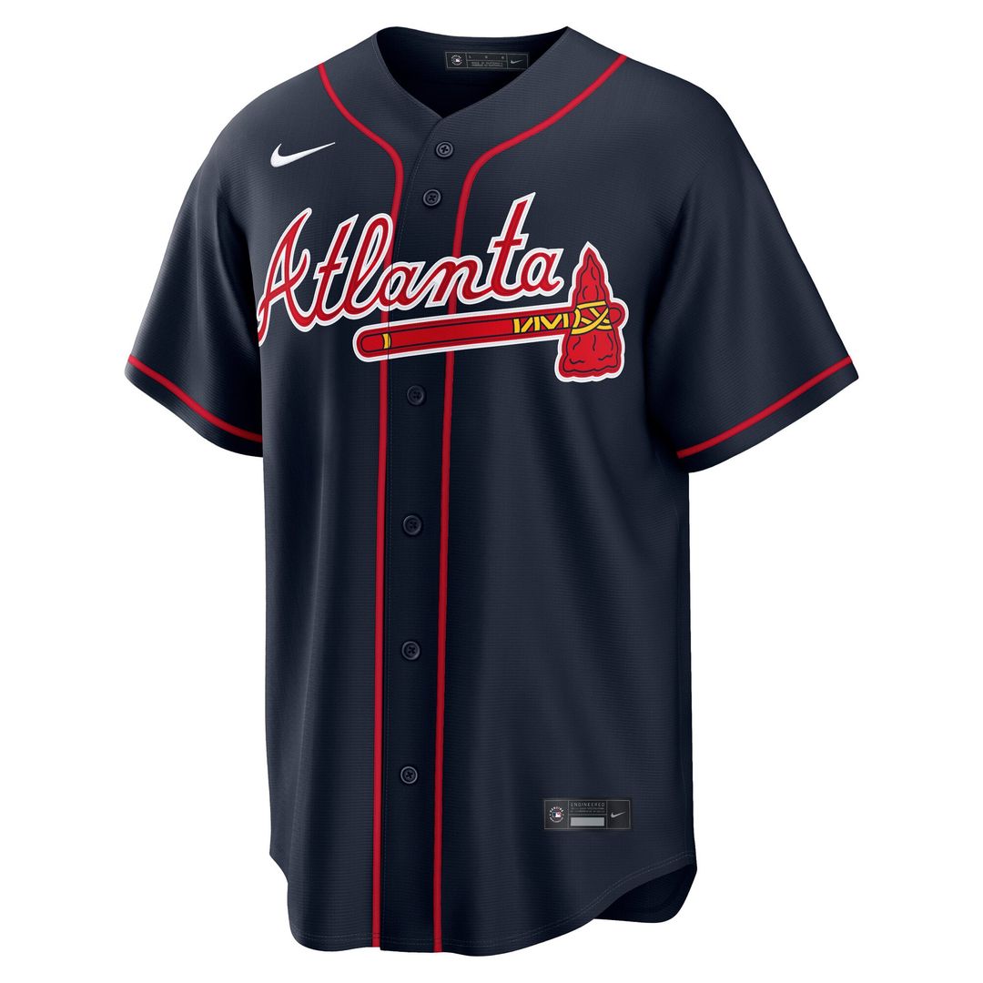 Atlanta Braves Ronald Acuña Jr. Alternate Replica Jersey | Navy