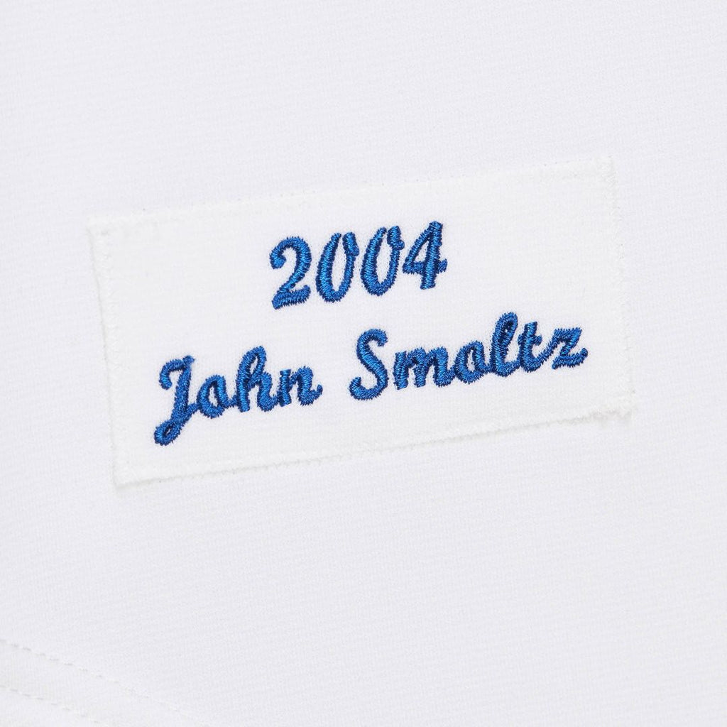 Atlanta Braves John Smoltz 2004 Cooperstown Authentic Throwback Jersey | White