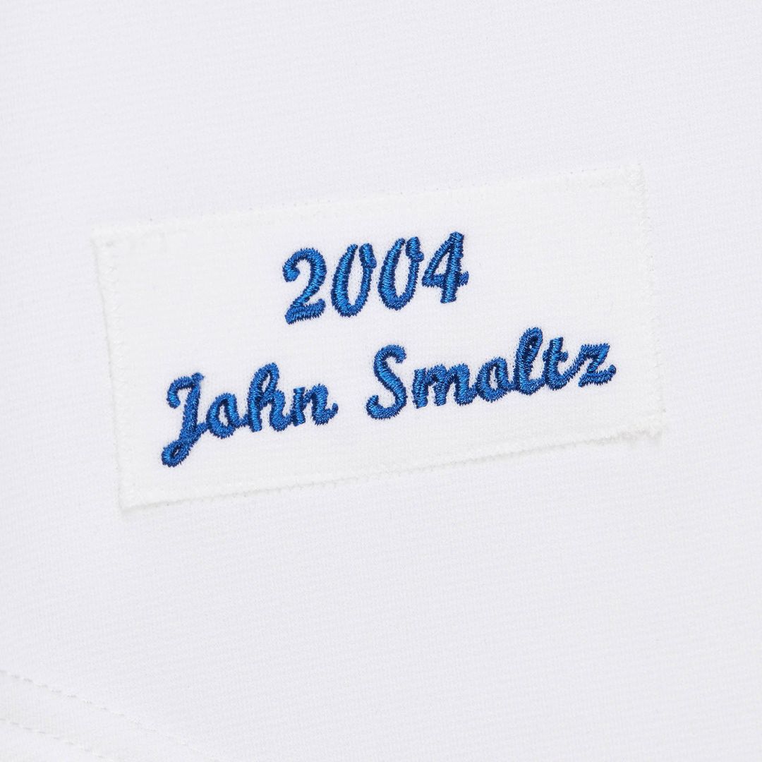 Atlanta Braves John Smoltz 2004 Cooperstown Authentic Throwback Jersey | White