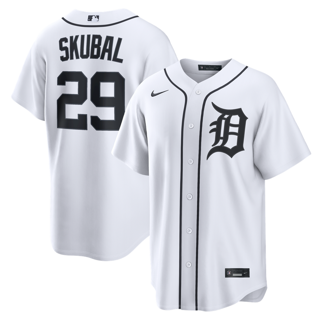 Detroit Tigers Tarik Skubal Home Replica Jersey | White