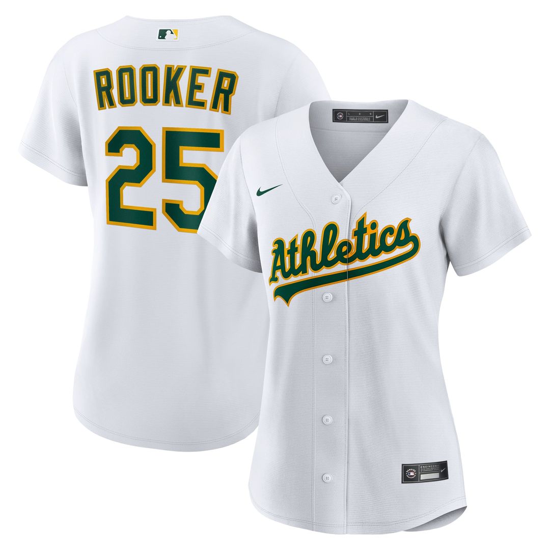 Athletics Brent Rooker Women's Home Replica Jersey | White