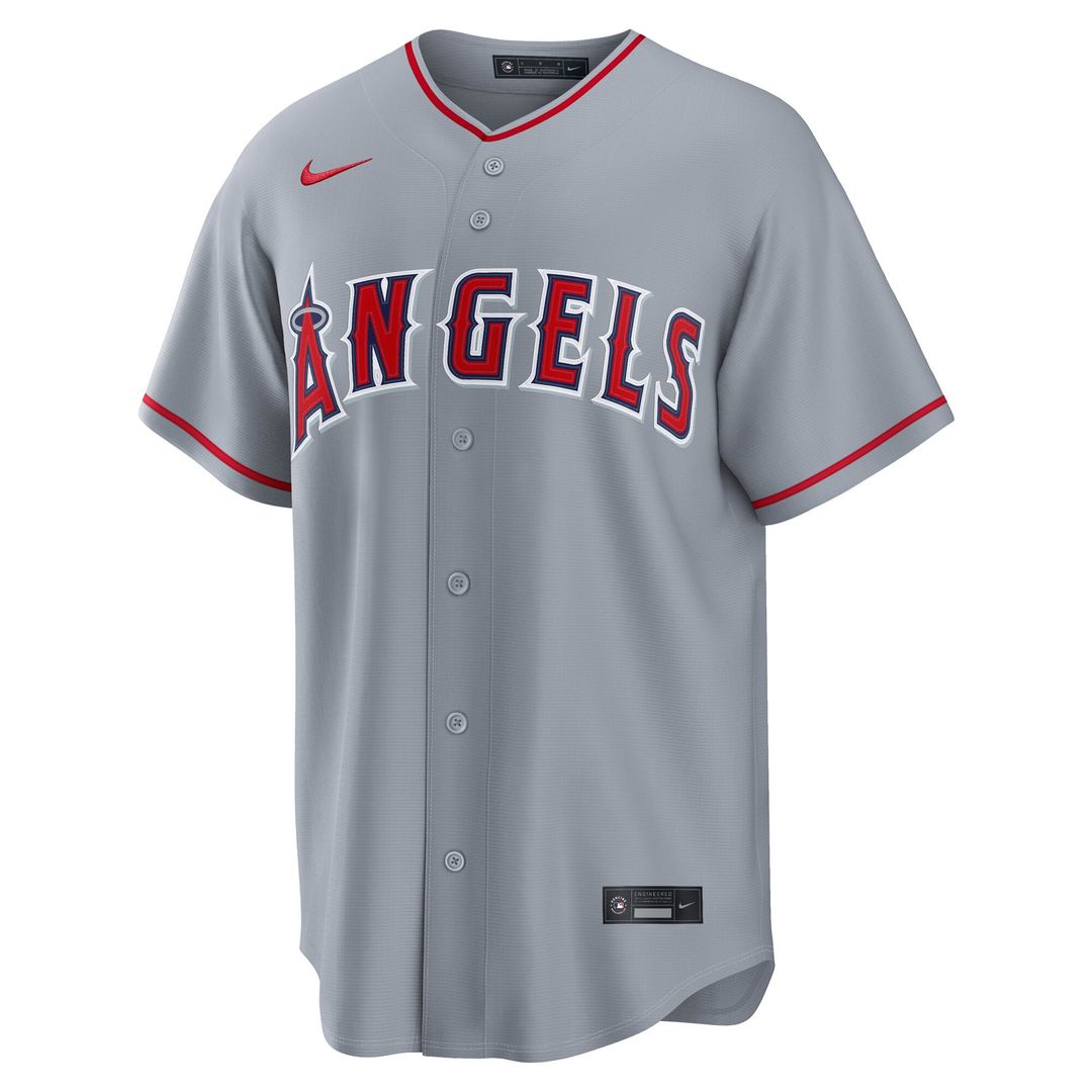 Los Angeles Angels Mike Trout Road Replica Jersey | Gray