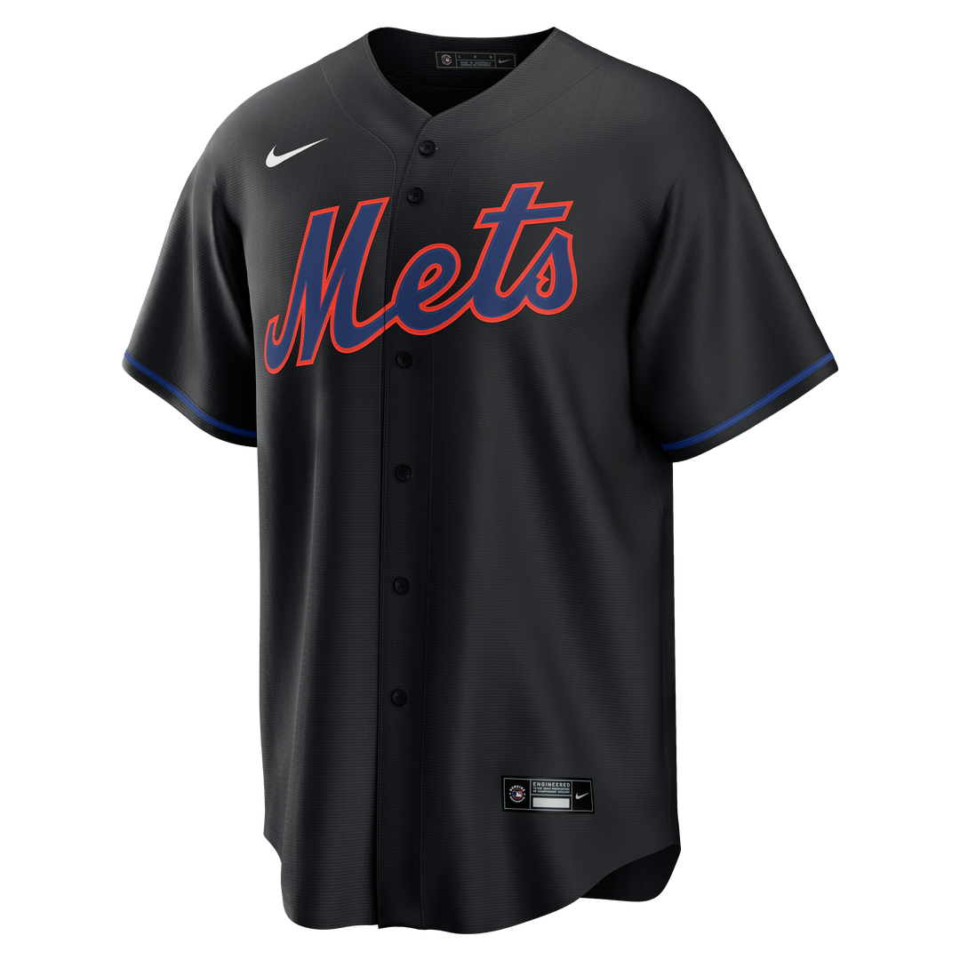 New York Mets Starling Marte Alternate Replica Jersey | Black