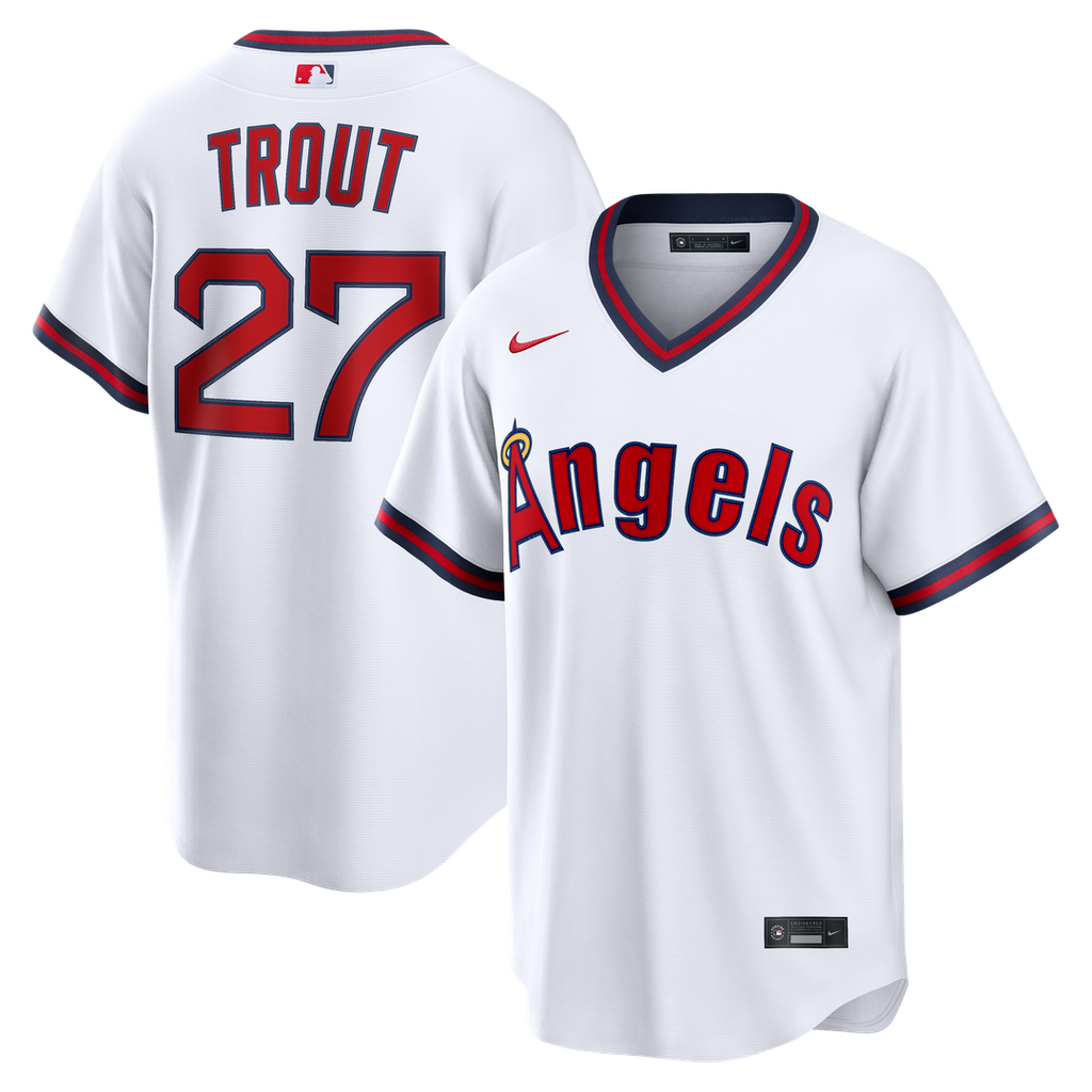 Los Angeles Angels Mike Trout Alternate Replica Jersey | White