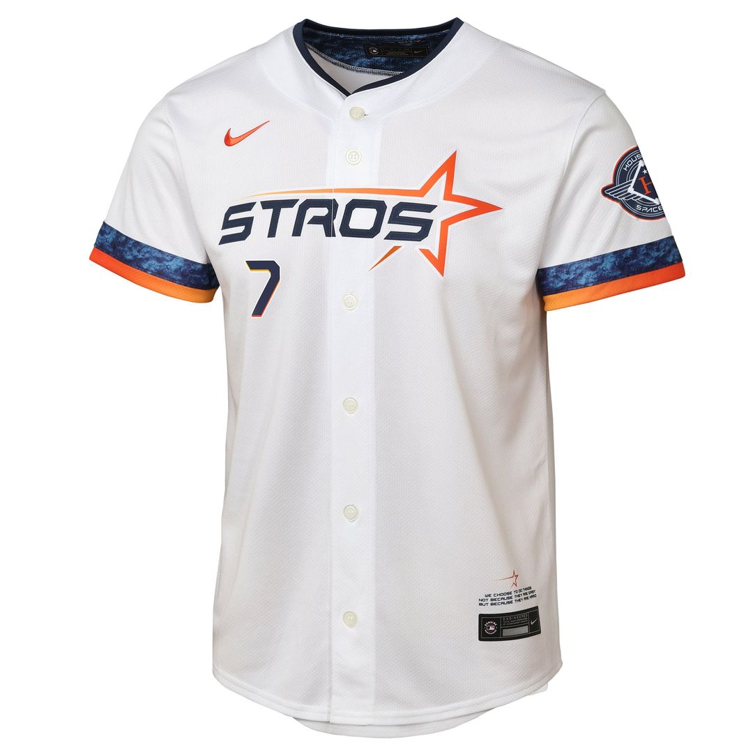 Houston Astros Craig Biggio Youth 2025 City Connect Limited Jersey | White