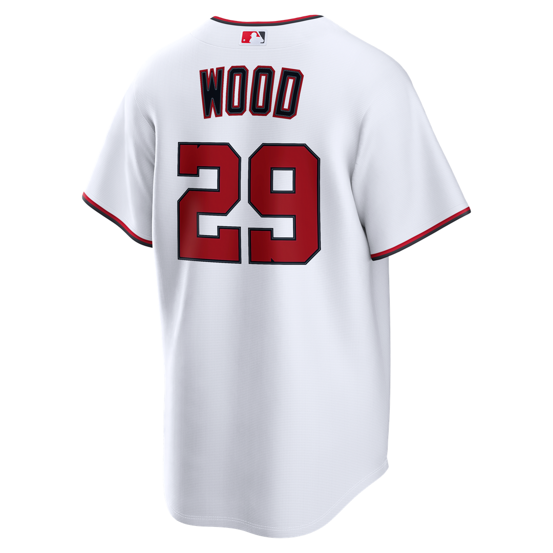 Washington Nationals James Wood Home Replica Jersey | White