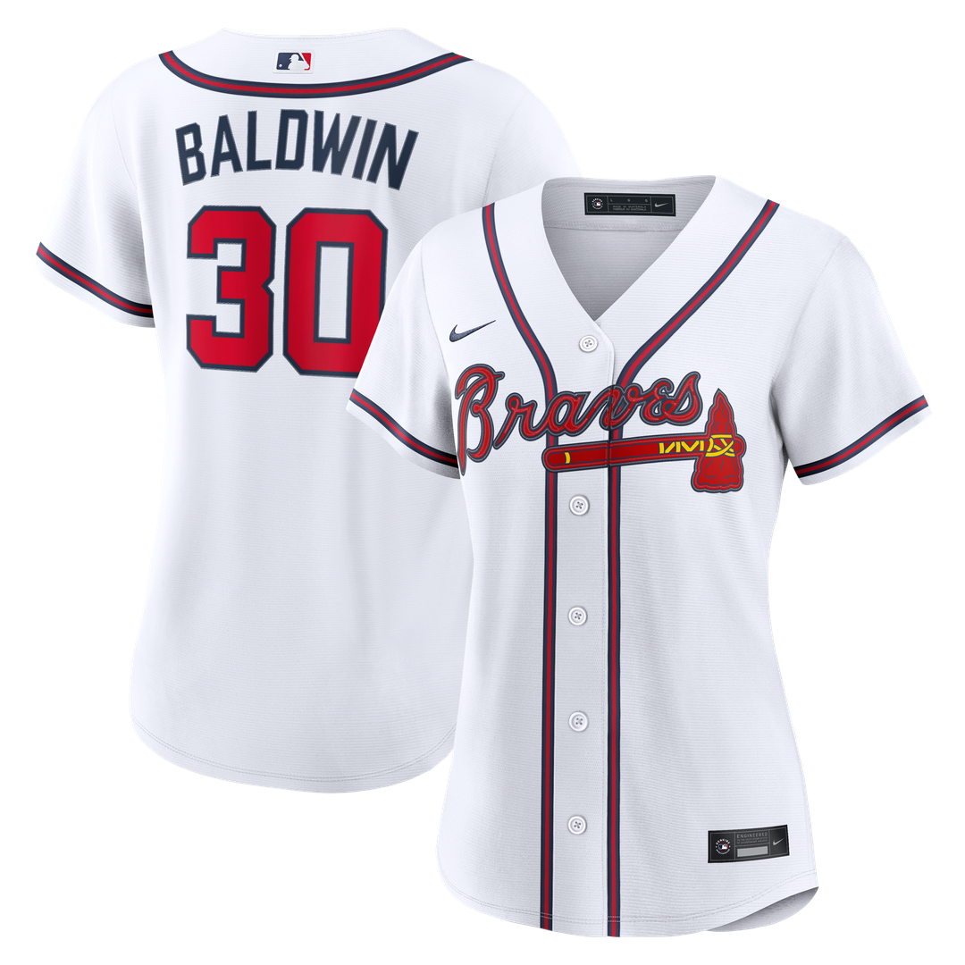 Atlanta Braves Drake Baldwin Women's Home Replica Jersey | White