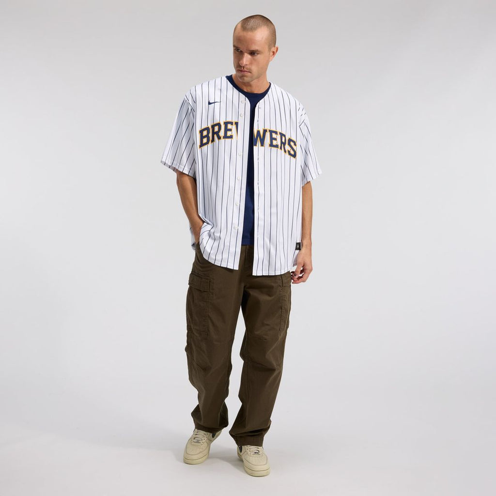 Milwaukee Brewers Christian Yelich Alternate Replica Jersey | White
