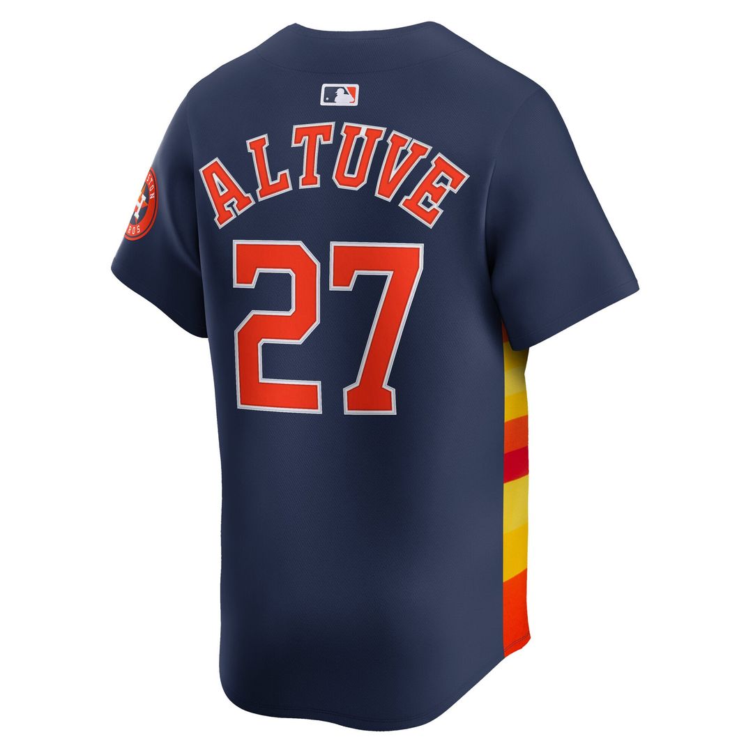 Houston Astros Jose Altuve Alternate Limited Jersey | Navy