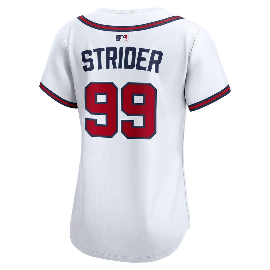Atlanta Braves Spencer Strider Women's Home Limited Jersey | White