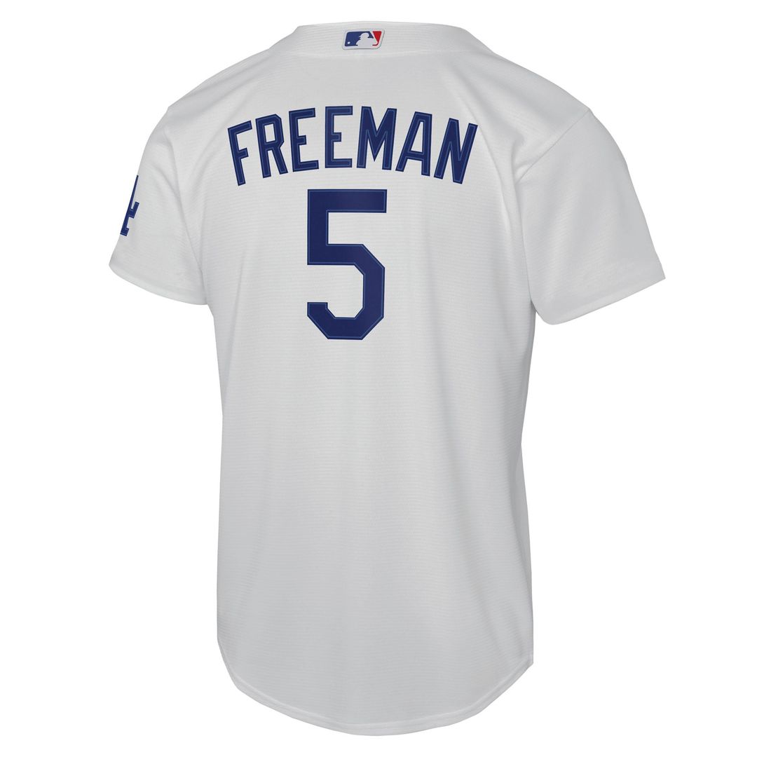Los Angeles Dodgers Freddie Freeman Youth Home Stadium Jersey | White