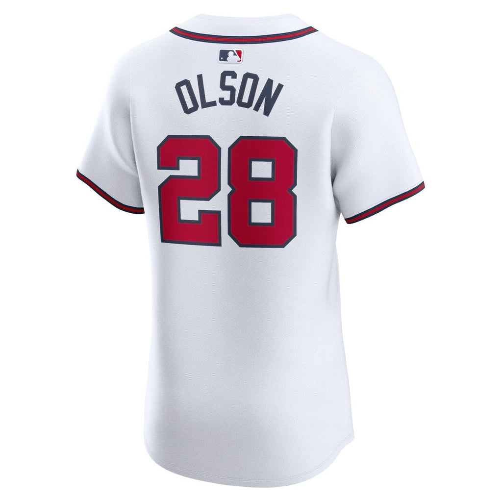 Atlanta Braves Matt Olson Home Elite Jersey | White