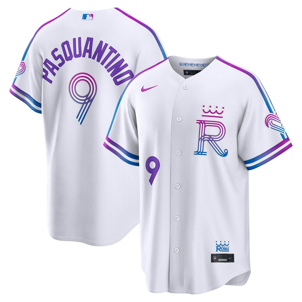 Kansas City Royals Vinnie Pasquantino 2026 City Connect Stadium Jersey | White