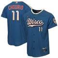 Milwaukee Brewers Jackson Chourio Youth 2026 City Connect Stadium Jersey | Mineral Blue