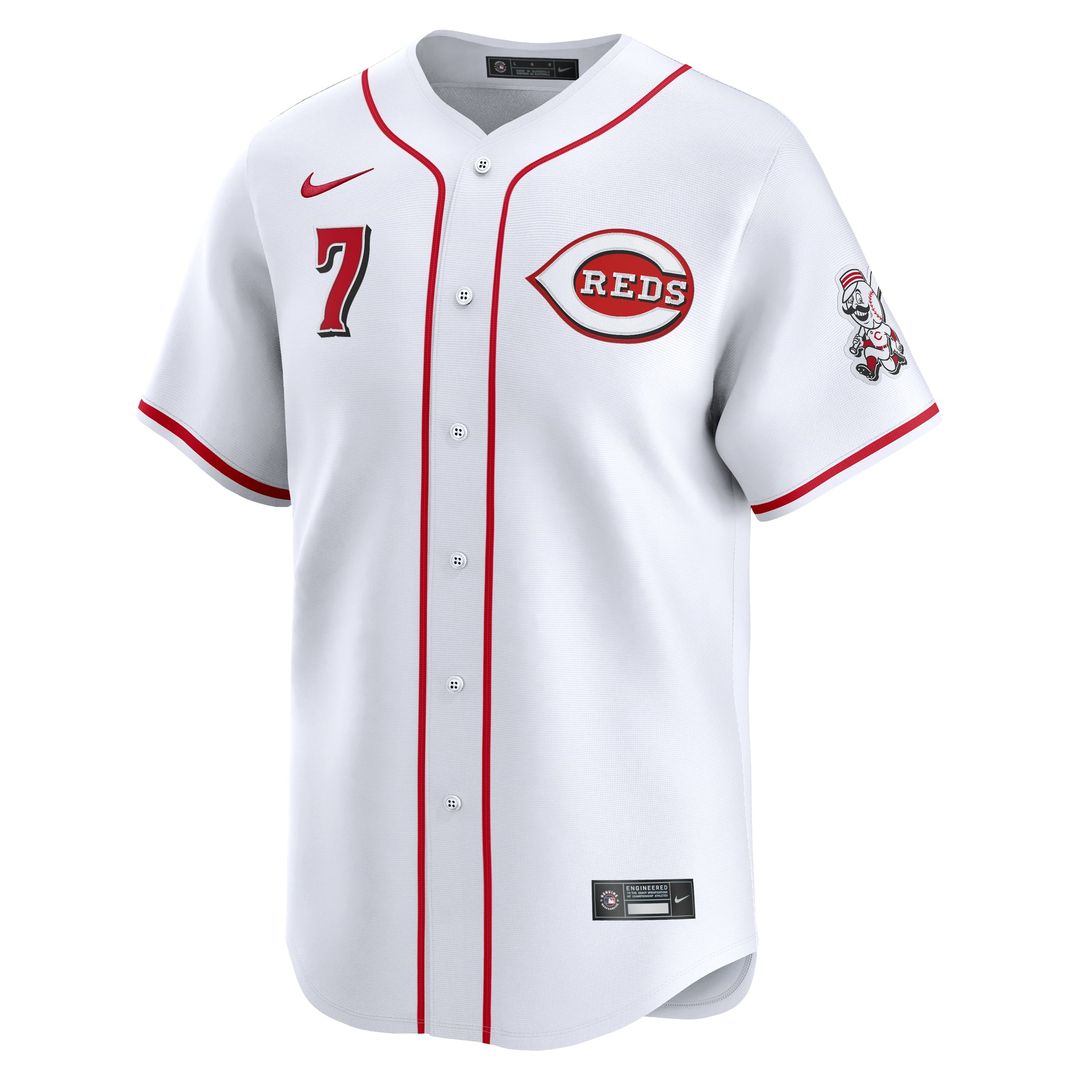Cincinnati Reds Spencer Steer Home Limited Jersey | White