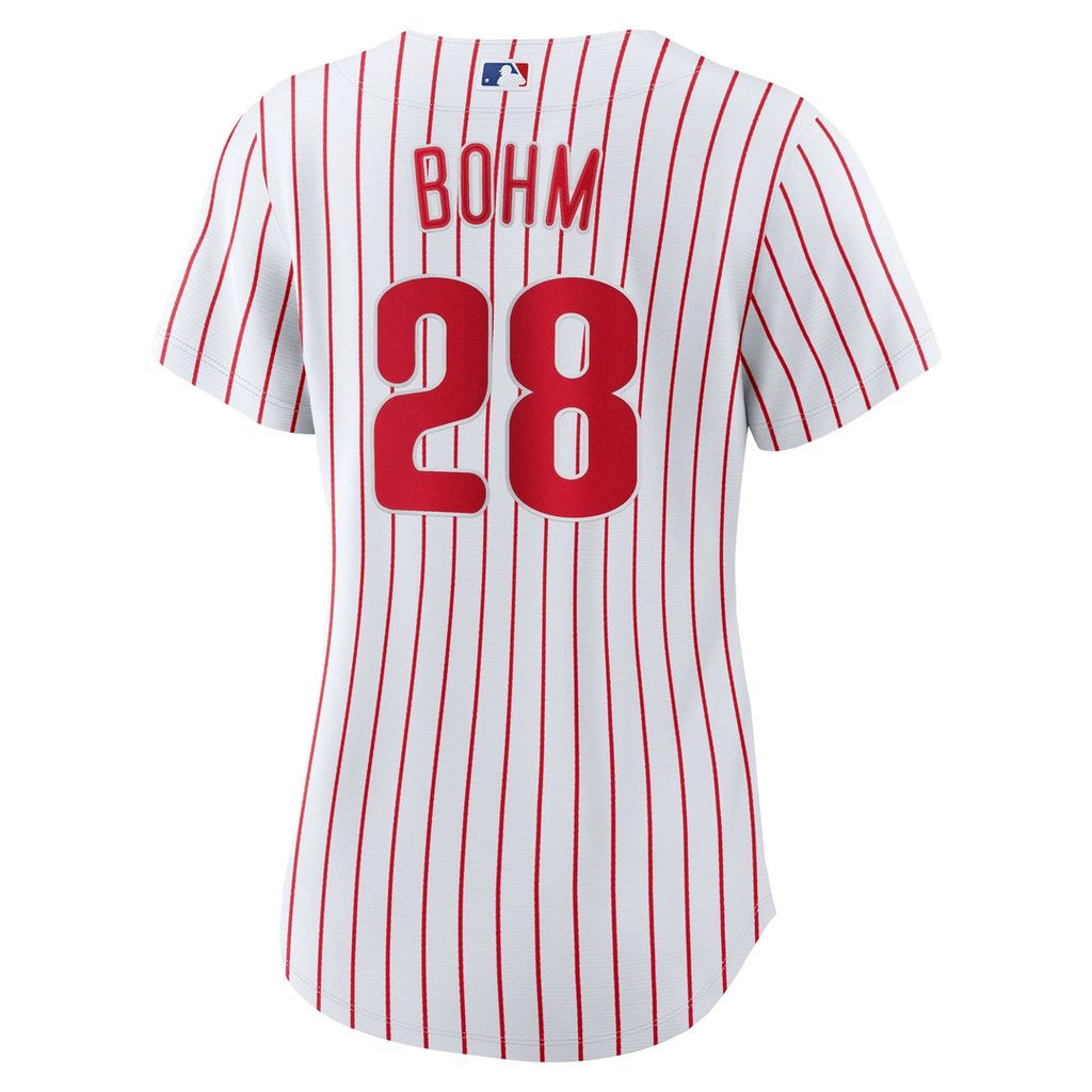 Philadelphia Phillies Alec Bohm Women's Home Replica Jersey | White