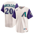 Arizona Diamondbacks Luis Gonzalez Throwback Cooperstown Limited Jersey | Cream