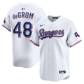 Texas Rangers Jacob deGrom Home Limited Jersey | White
