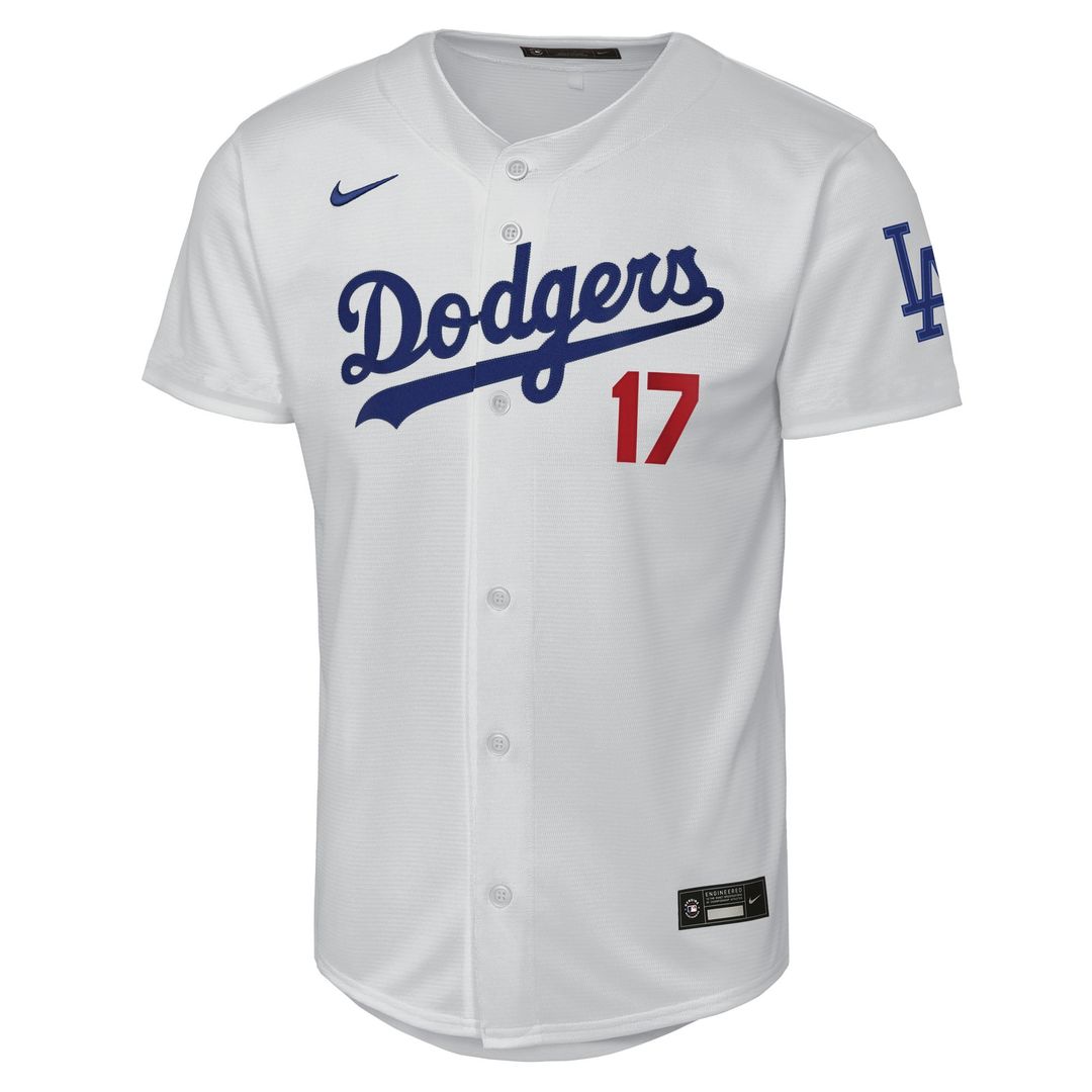 Los Angeles Dodgers Shohei Ohtani Youth Home Stadium Jersey | White