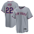 New York Mets Juan Soto Road Replica Jersey | Gray