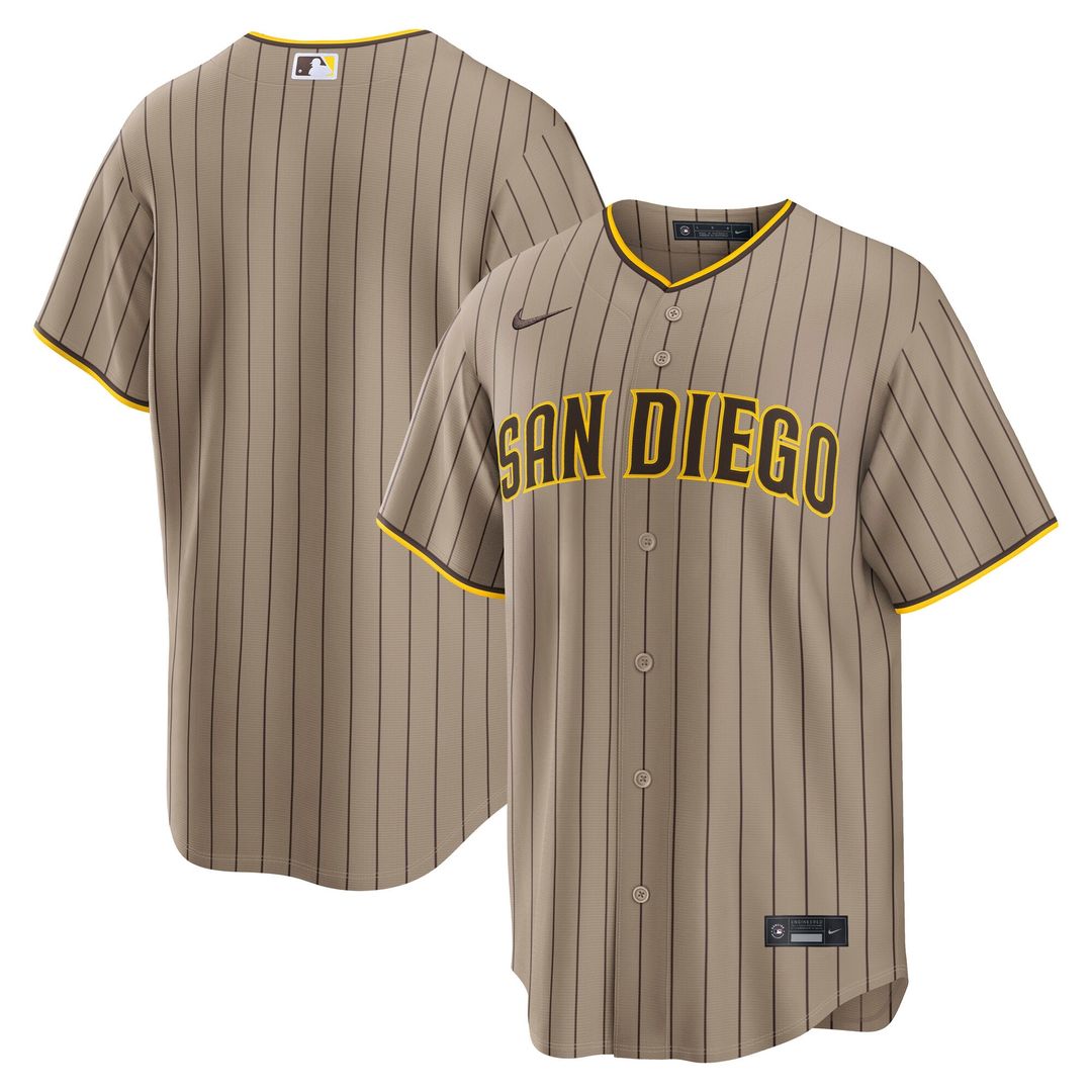 San Diego Padres Alternate Replica Jersey | Sand