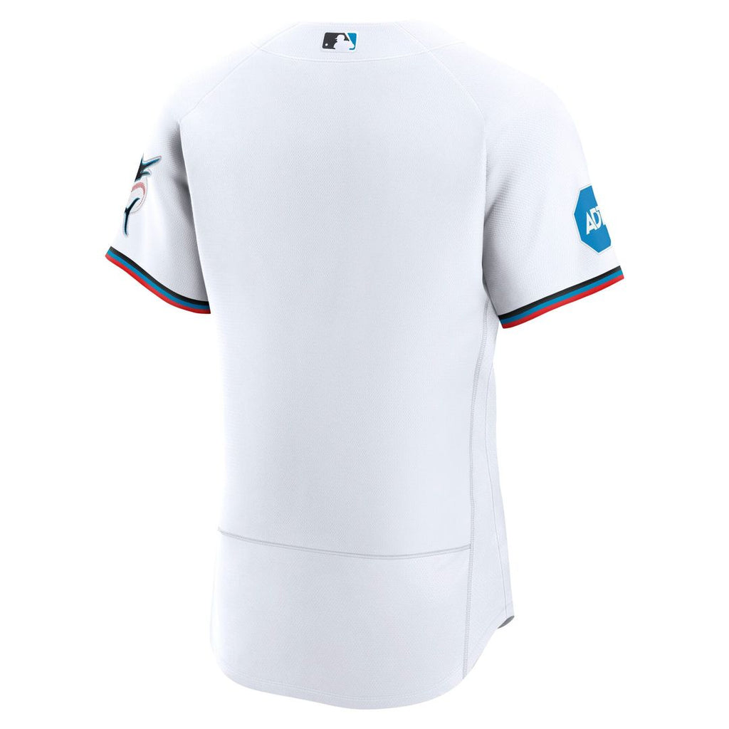Miami Marlins Home Authentic Jersey | White