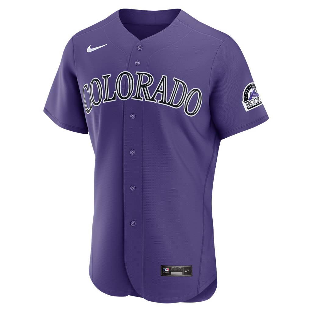 Colorado Rockies Alternate Authentic Jersey | Purple