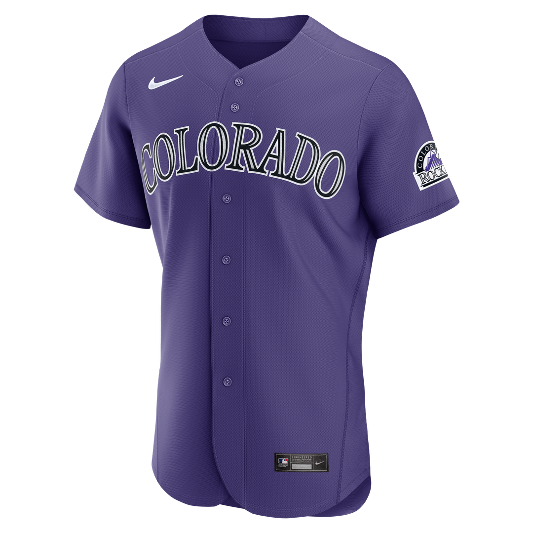 Colorado Rockies Alternate Authentic Jersey | Purple