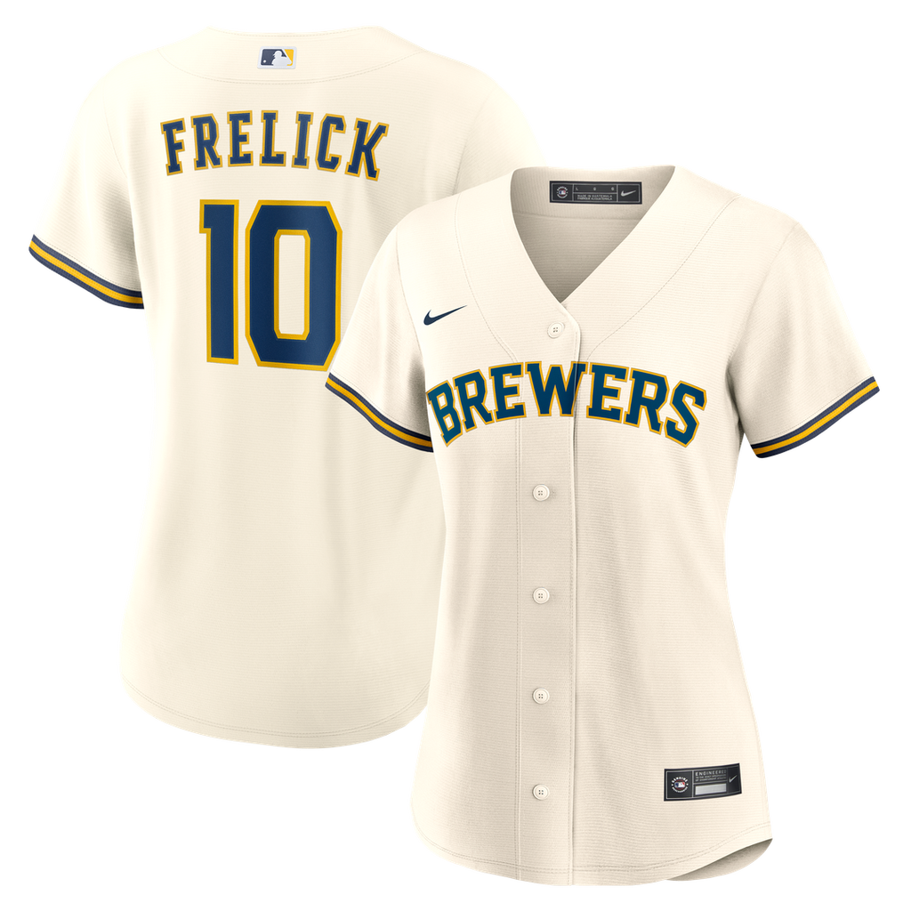 Milwaukee Brewers Sal Frelick Women's Home Replica Jersey | Cream
