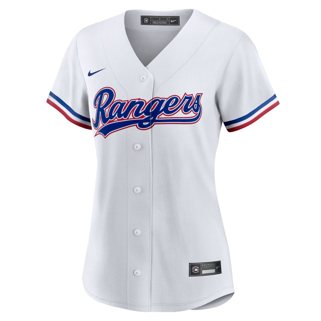 Texas Rangers Corey Seager Women's Home Replica Jersey | White
