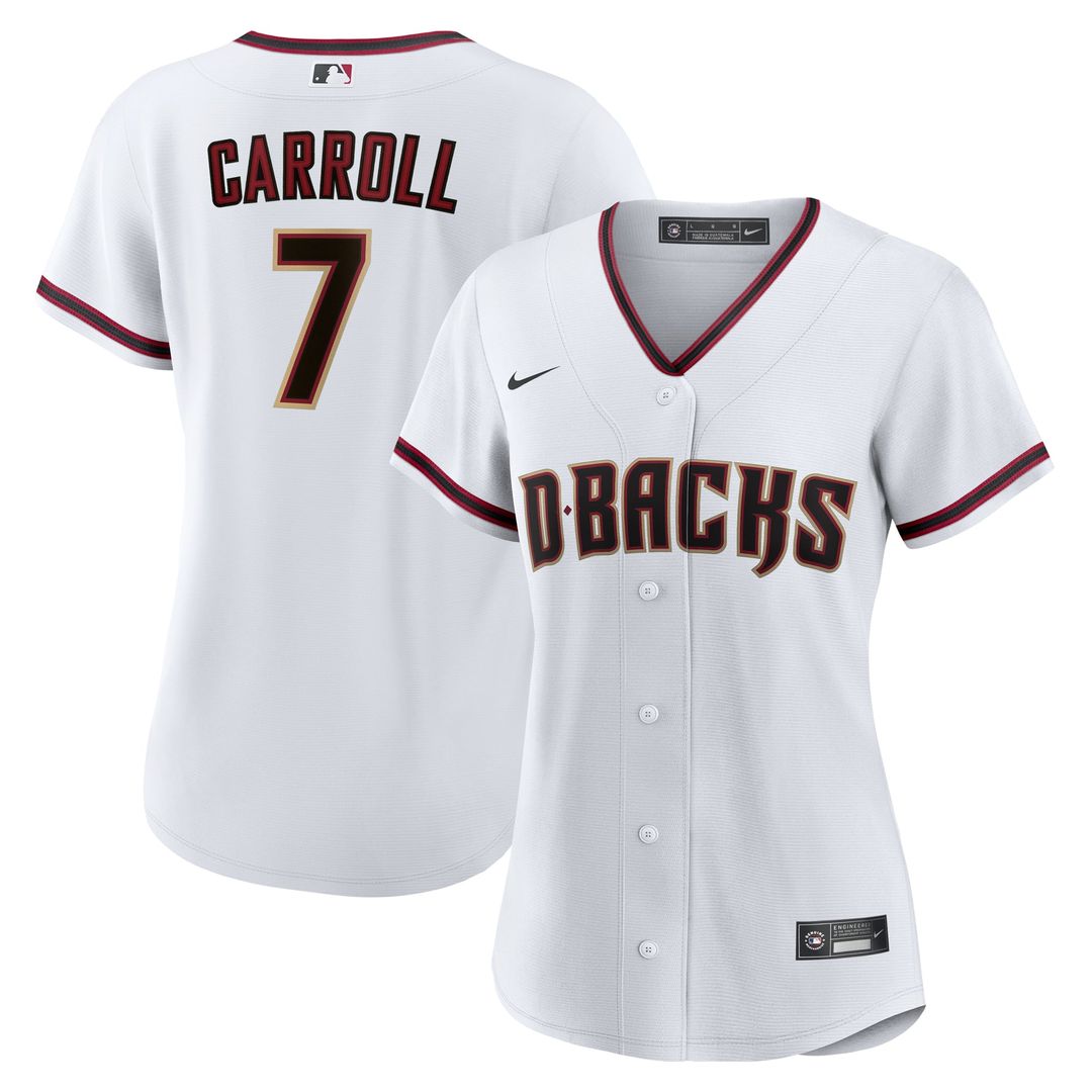 Arizona Diamondbacks Corbin Carroll Women's Home Replica Jersey | White