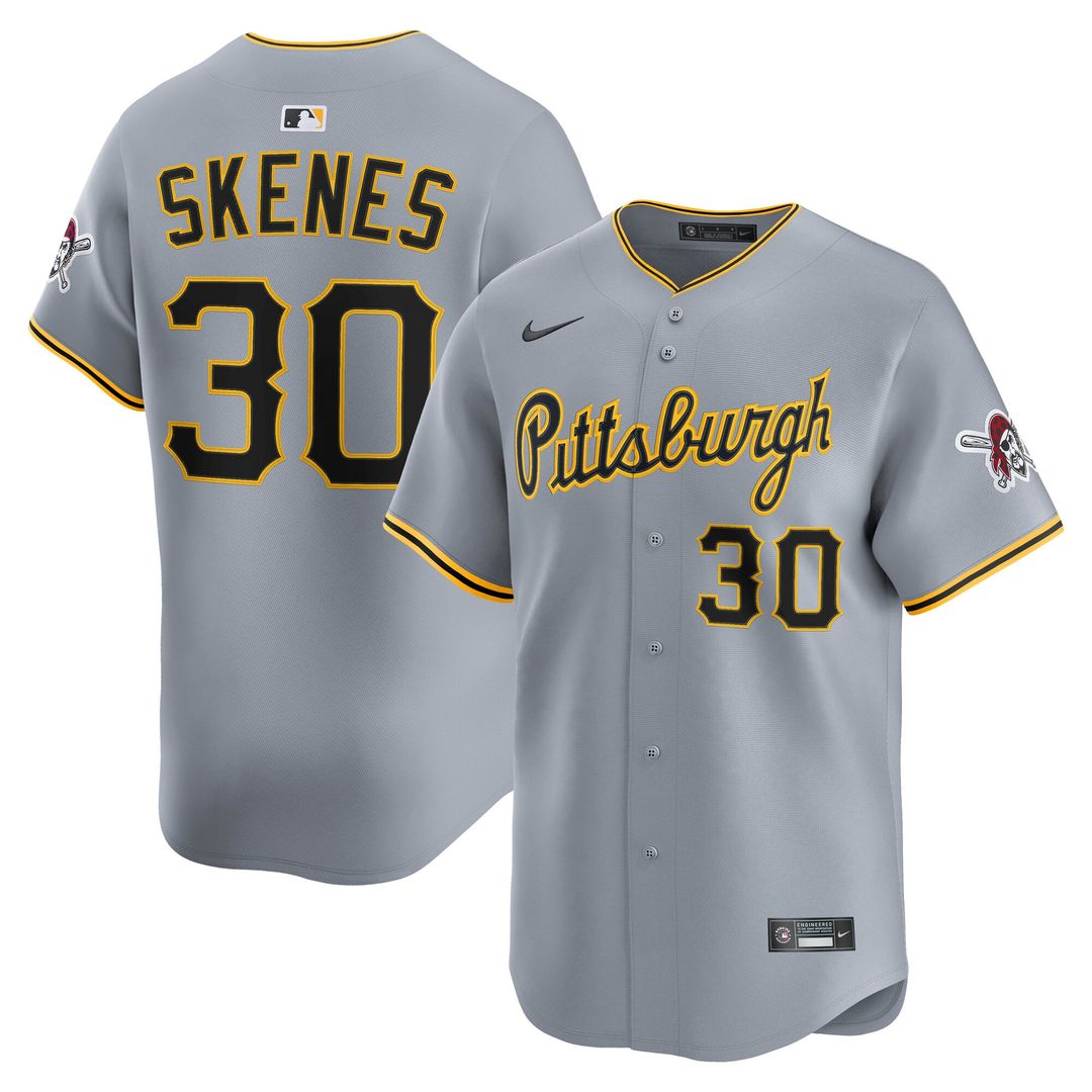 Pittsburgh Pirates Paul Skenes Road Limited Jersey | Gray