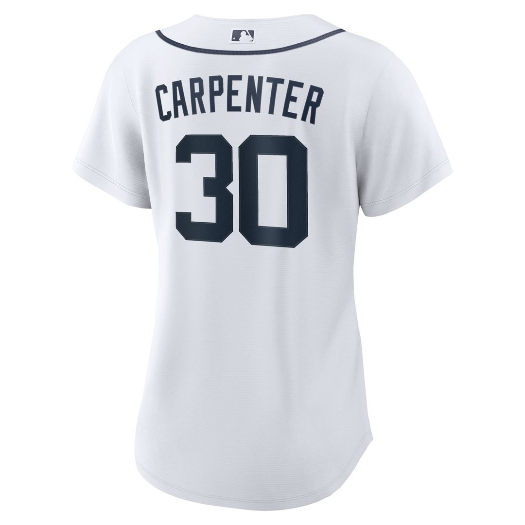 Detroit Tigers Kerry Carpenter Women's Home Replica Jersey | White