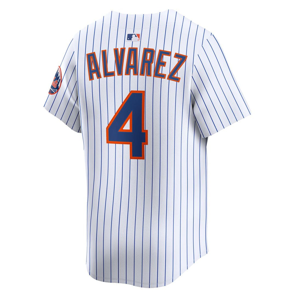 New York Mets Francisco Alvarez Home Limited Jersey | White